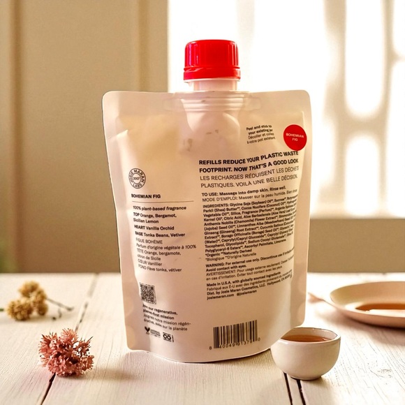 ⚫️ Josie Maran Bohemian Fig Argan Oil Sugar Balm Exfoliating Body Scrub 13.5 oz - Picture 8 of 10